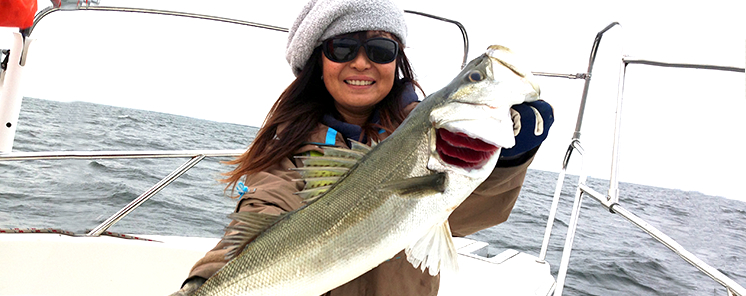 東京湾ボートシーバス タイラバ船 なぶら Fishing